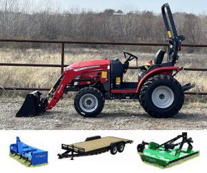 Massey Ferguson 1M.25H Compact Tractor - Loader - Package Deal - Hydro