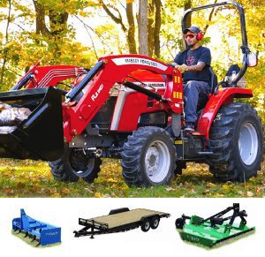 Massey Ferguson 1E.35H Tractor - Loader - Package Deal - Hydro