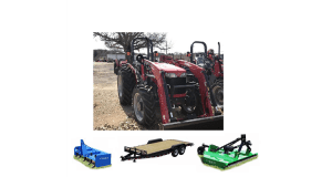 Massey Ferguson 2604H Tractor - Loader - Package Deal