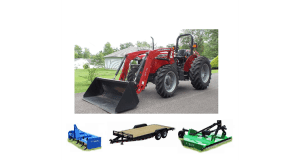 Massey Ferguson 2605H Tractor - Loader - Package Deal - Hydro