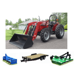 Massey Ferguson 2606H Tractor - Loader - Package Deal - Shuttle Shift