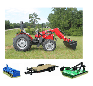 Massey Ferguson 2607H Tractor - Loader - Package Deal - Shuttle Shift