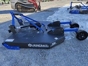Ironcraft 306 - 2 Tail Wheel - 72" Smooth-Top Cutter w/o Chains