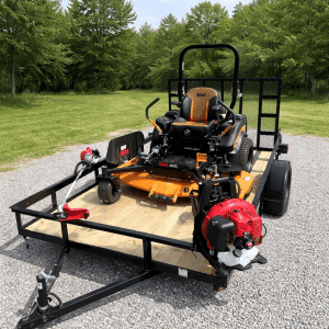 Scag Tiger Cat II 52" Zero Turn Mower STCII-52V-25CV-EFI – 6X10 Trailer – Maruyama BT230L Trimmer – Maruyama BL70 Blower
