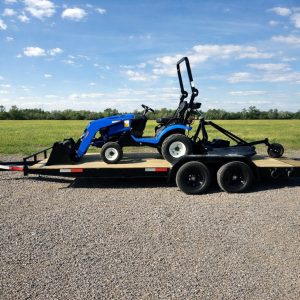 LS Tractor MT122 Hydro Sub-Compact Tractor - Loader - Cutter - Trailer - Package Deal