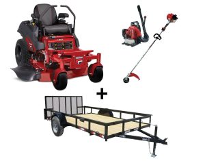 Ferris F60 - 19 hp Kawasaki FX600V w/ 36" Deck - Zero Turn Mower – Trimmer – Blower – Trailer – Package Deal - 5901895