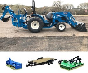LS Tractor MT240E Shuttle Shift Compact Tractor - ROPS - Loader - Backhoe - Package Deal - Limited Quantities